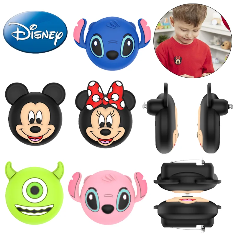 Силиконовый чехол Disney Pins для Apple Airtag, защитный чехол с защитой от потери, аксессуары для трекера, детская брошь с героями мультфильмов для чехла Airtag