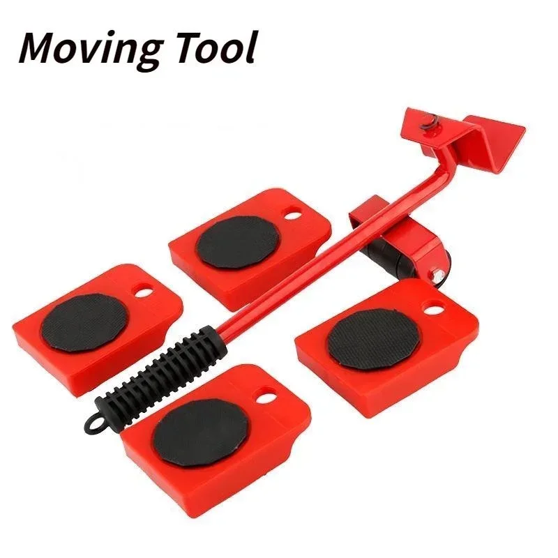 5pcs/Set Heavy Furniture Lifter Movers Tool Household Sharp Tool Furniture Shifter Bed Shifter Heavy Object Mover