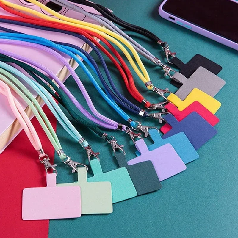 Cordino lungo regolabile universale per telefono cellulare Tracolla con corda sospesa Cordini anti-smarrimento Nastro decorativo per il collo per tutti i telefoni
