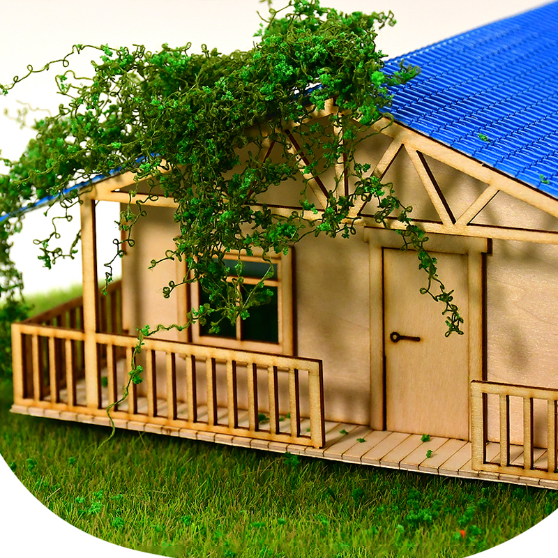 Simulación de hilo de algodón en miniatura, modelo de hojas de vid, materiales de bricolaje, Micro paisaje, plantas de pared, accesorio de diseño, Kits de Diorama