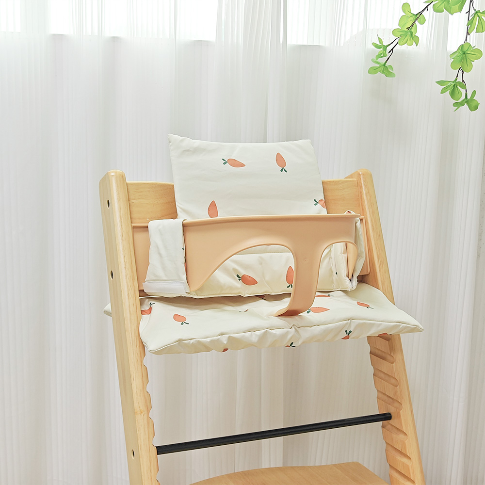 Almofada de assento para cadeira alta de bebê, par de almofada para cadeira alta de desenho animado com cadeira tripp trap e cadeira alta para suporte e conforto, 1 peça