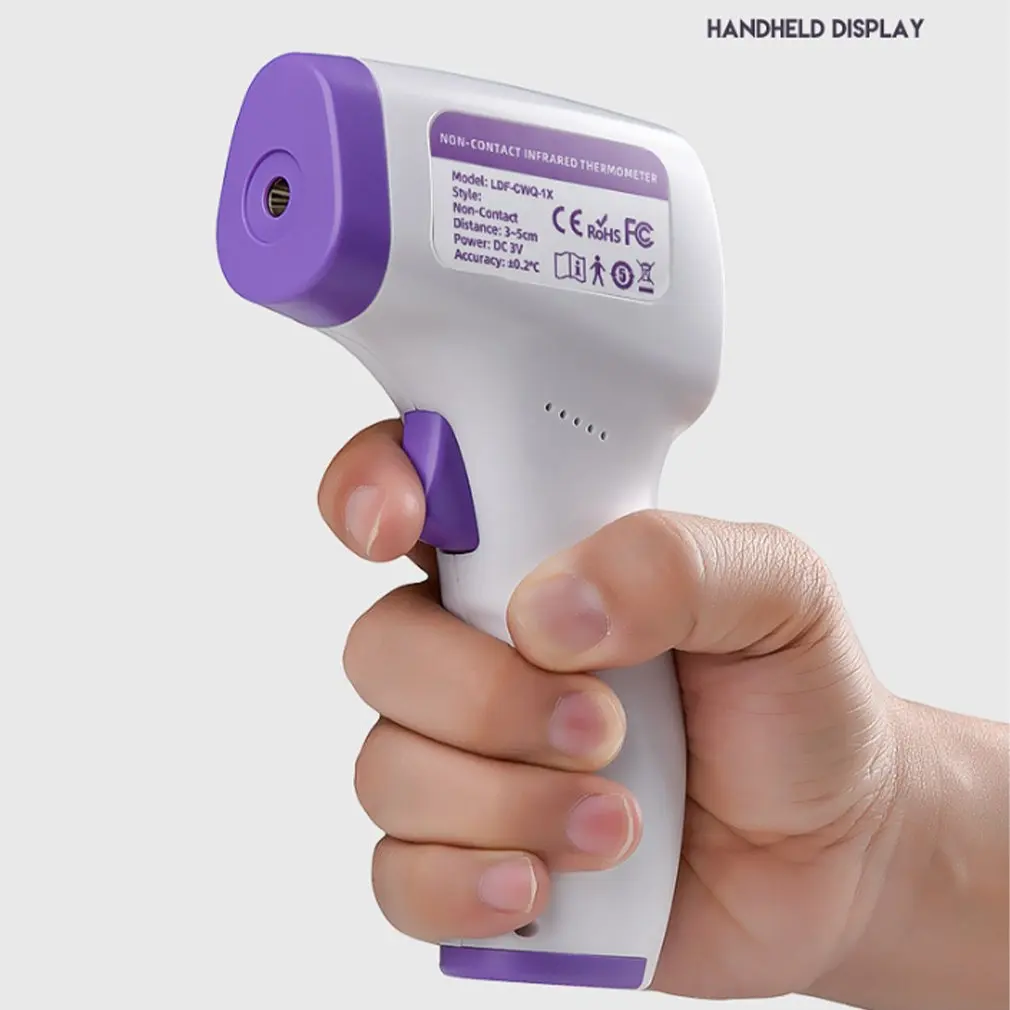 Digitale infrarood voorhoofdthermometer Koorts Contactloze klinische elektronische medische baby Contactloze temperatuurmeter Volwassene