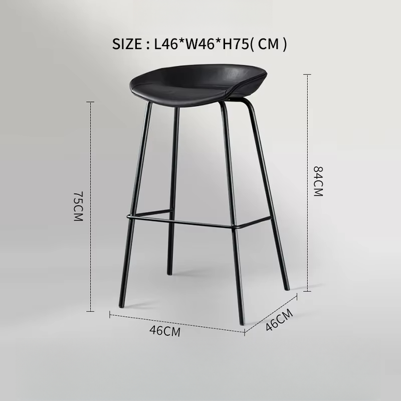 Chair Dining Chairs Breakfast Elegant Nordic Restaurant Chaise Design High Stool Kitchen Bar Metal Gamer Sillas De Bar Ergonomic