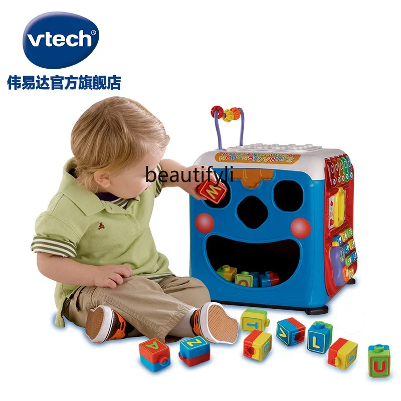 1〜3歳の赤ちゃん用の六面体キューブ,ビルディングブロック,ゲームテーブル,幼児教育用
