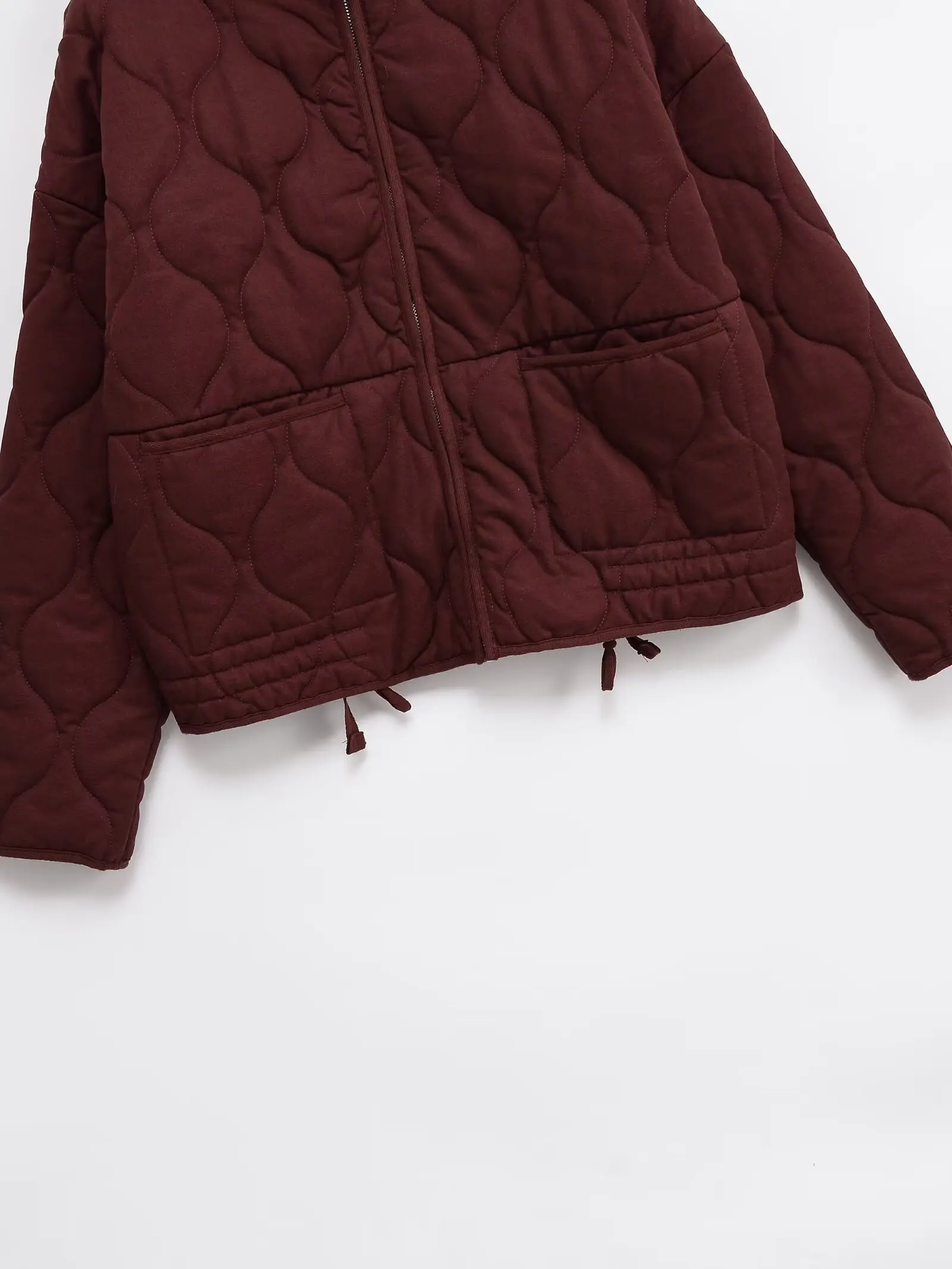 Veste matelassée en coton chaud pour femme, nouvelle Collection d'automne 2021, série Simple, sélection multicolore, col montant