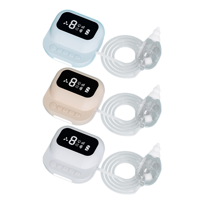 Aspirador Nasal bebé recargable, dispositivo lavado cómodo con succión nariz eléctrica, no invasivo, para recién y