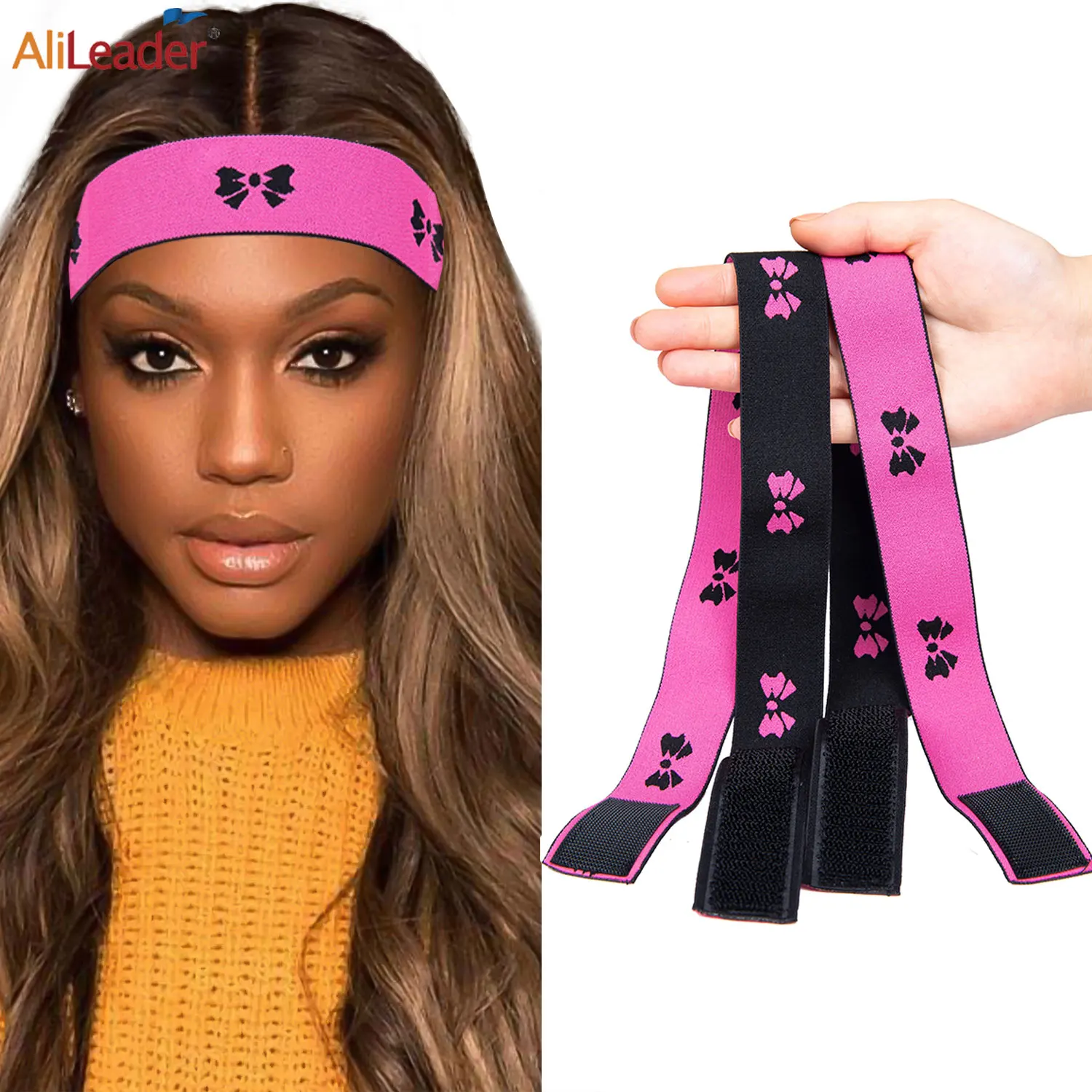 Banda de fusión para pelucas, banda elástica de buena calidad para sujetar la peluca, accesorios profesionales para pelucas, bandas para el cabello con Control de bordes