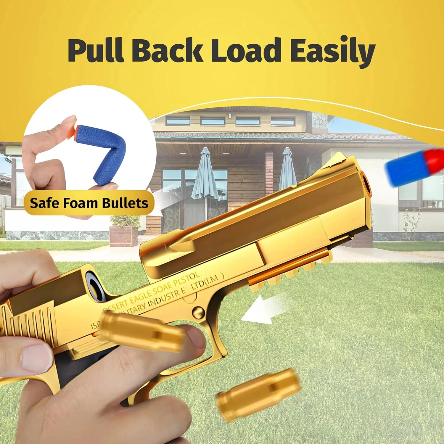 Lernspielzeug Pistole Shell Auswerfen Spielzeug Schaum Soft Bullet Blaster für Kinder Jungen Erwachsene Airsoft Pistole Kinder Geburtstagsgeschenk