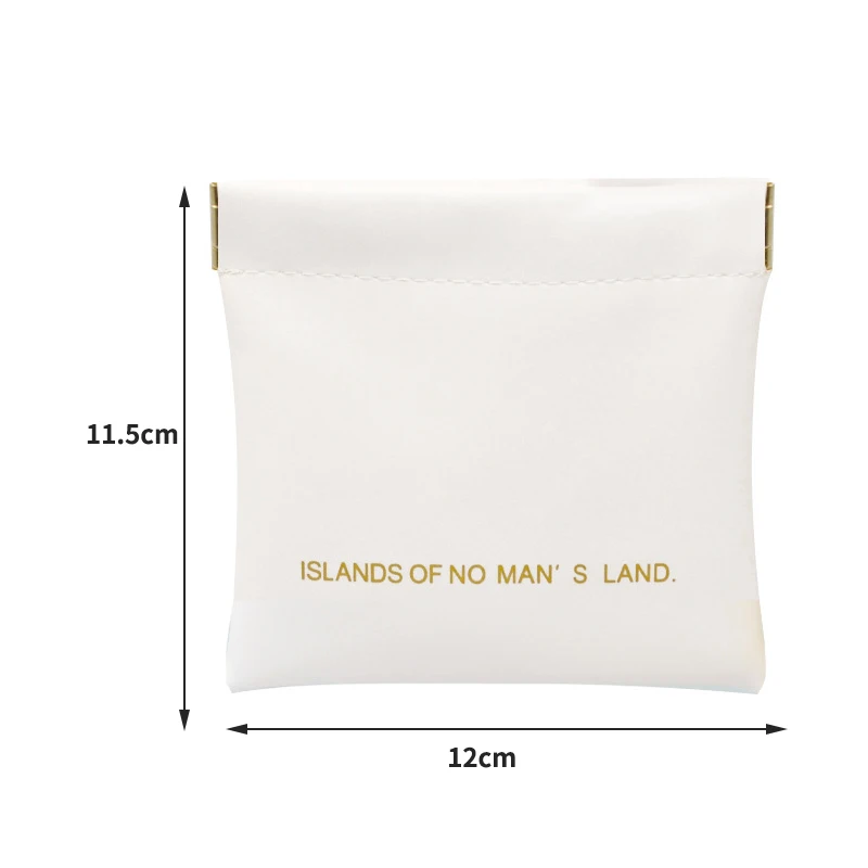 Pu Makeup Bag Storage Bags Shrapnel Bag Automatic Closing Data Cable Headphone Storage Bag Red Envelope Coin Purse Waterproof