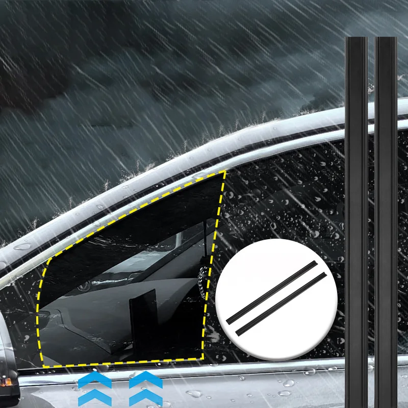 Accesorios universales para limpiaparabrisas de ventana lateral de coche, herramienta de limpieza de ventanas para eliminación de niebla de agua, cuchilla de limpiaparabrisas