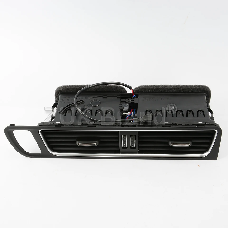 ZUK For Audi Q5 2009 2010 2011 2012 2013 2014 2015-2018 Front Dash Middle Air Conditioner AC Vent Grille Frame Outlet Assembly