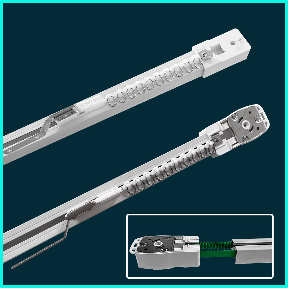 LifeLibero Fast Custom Electric Curtain Track Rails For Tuya Smart Curtains Or Dt82tv Motor Home Customizable Ziptrack Railway