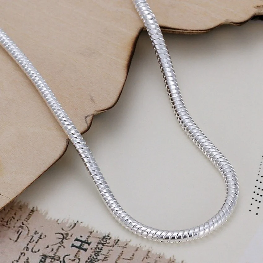 20 cm Silber Farbe 3 MM Schlangenkette Armbänder Fabrik Mode Hot Top Qualität Schmuck Charme Nette Frauen Dame Hochzeit