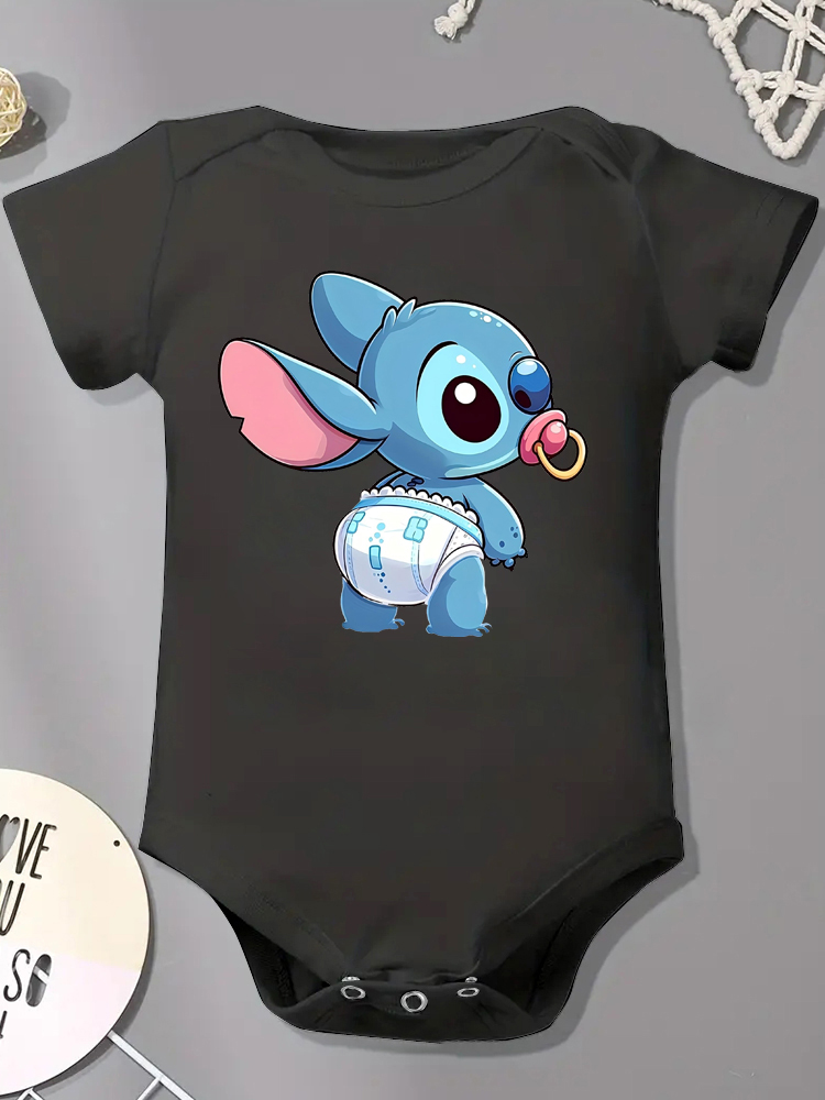 Милый детский комбинезон с принтом Диснея, забавный комбинезон для новорожденных, летняя одежда, боди для младенцев, подарки для душа