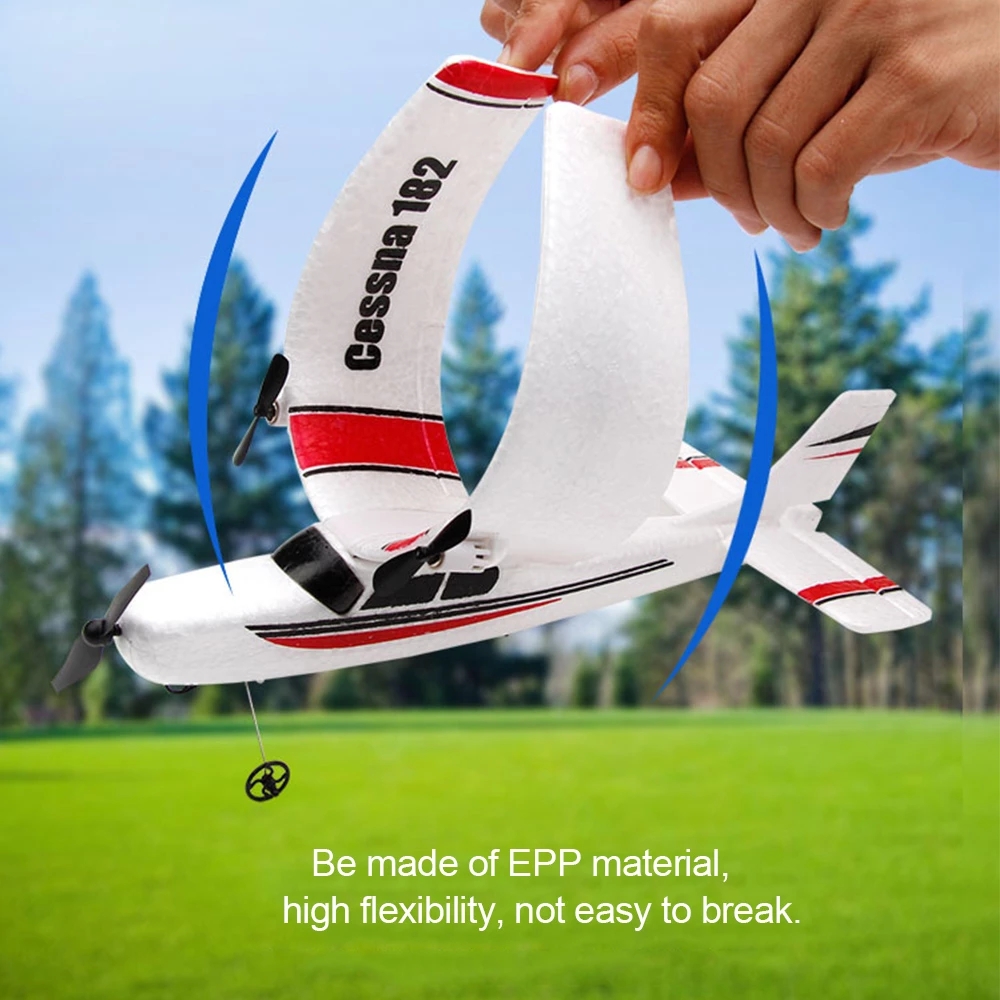 FX801 RC เครื่องบิน EPP โฟม2.4กรัม2CH RTF การควบคุมระยะไกลนกเครื่องบินคงที่นก mainan pesawat terbang ของขวัญสำหรับเด็กเด็ก