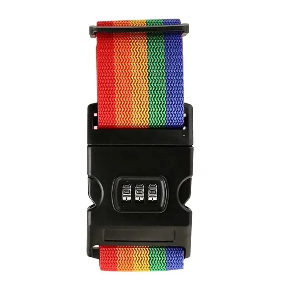 Cinturones de equipaje ajustables, elásticos fuertes, seguridad Extra, maleta de viaje, equipaje, correas de seguridad, cinturón de amarre, correas de transporte