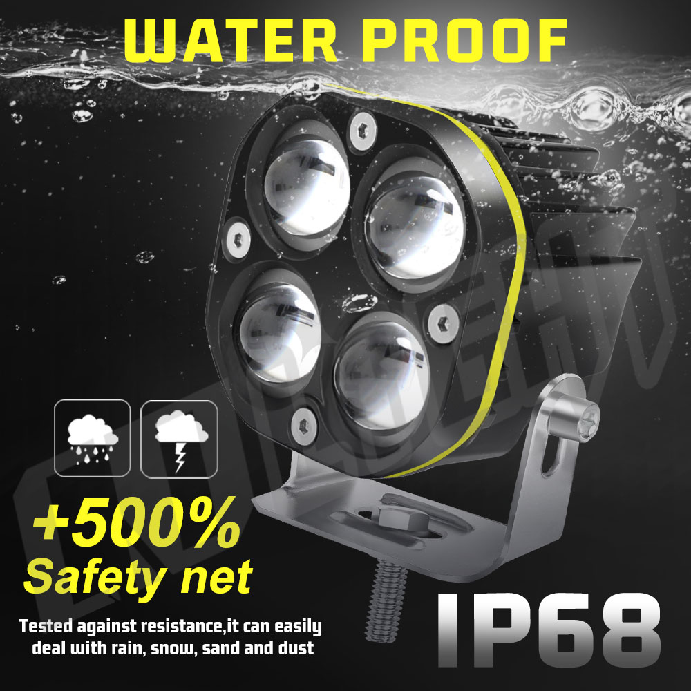 CO LIGHT 3 นิ้ว LED ทํางานสปอตไลท์ 24V 12V ไฟหน้าสําหรับรถจักรยานยนต์น้ําท่วม LED Bar FOG Light DRL สําหรับรถบรรทุก 4x4 Off Road ATV