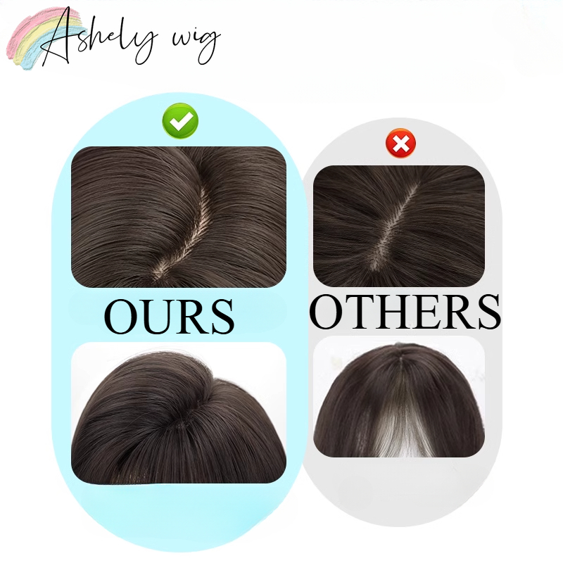 Peruca curta preta mulher simulação natural cabelo wendy rede de cabelo curto vermelho redução de idade clavícula cabelo invisível conjunto peruca inteira