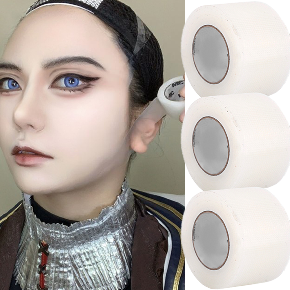 8 м/рулон, дышащая полиэтиленовая лента для лица, профессиональная лента для подтяжки морщин, двойная лента для век, инструмент для макияжа, прозрачное наращивание ресниц