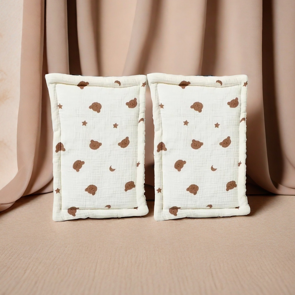Cuscino per bambini 0-6-12 mesi Cuscino comfort per bambini in velluto di fagioli Cuscino per neonati generale per quattro stagioni