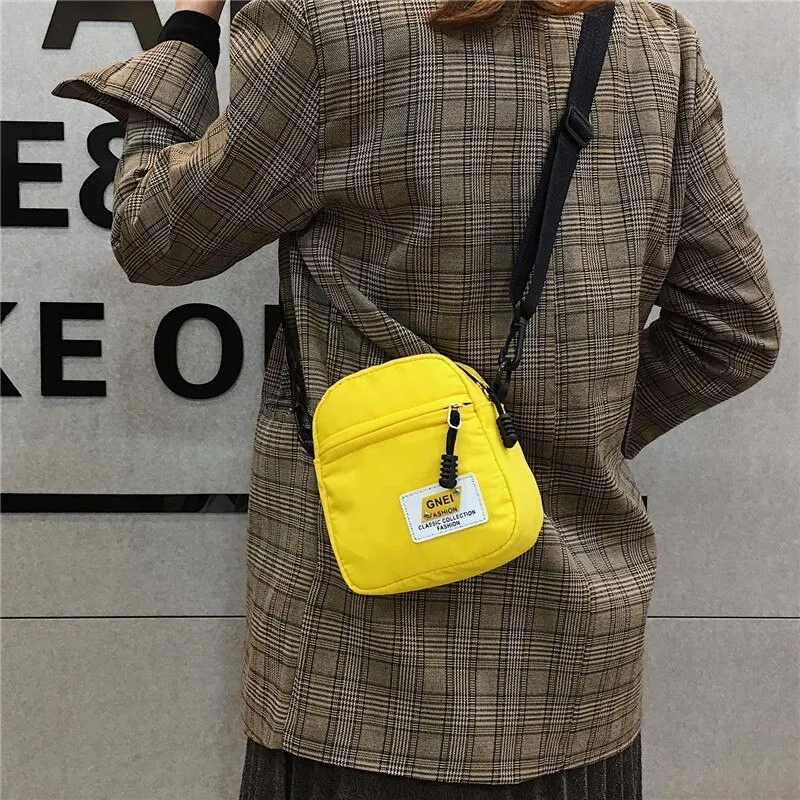 女性のための小さなキャンバスのハンドバッグ,女性のための流行のショルダーバッグ,電話の財布,2023