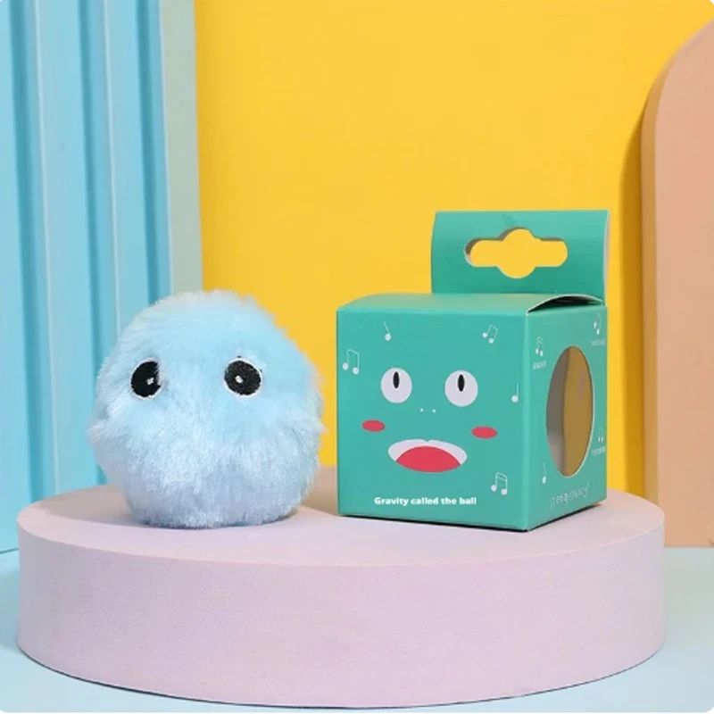 Interactive Ball สมาร์ทของเล่นแมวตุ๊กตาไฟฟ้า Catnip การฝึกอบรมของเล่นลูกแมว Touch Sounding สัตว์เลี้ยงผลิตภัณฑ์ Squeak ของเล่น Ball