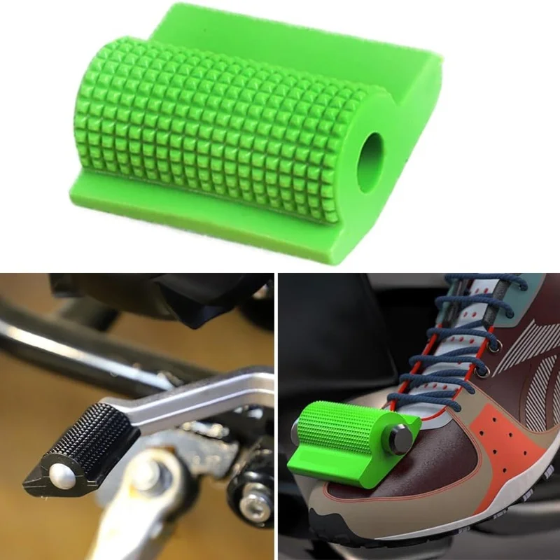 Capa de borracha para câmbio de motocicleta, capa universal para bota de sapato, almofada protetora para y-amaha kawasaki K-T-M honda suzuki h-arley B-M-W