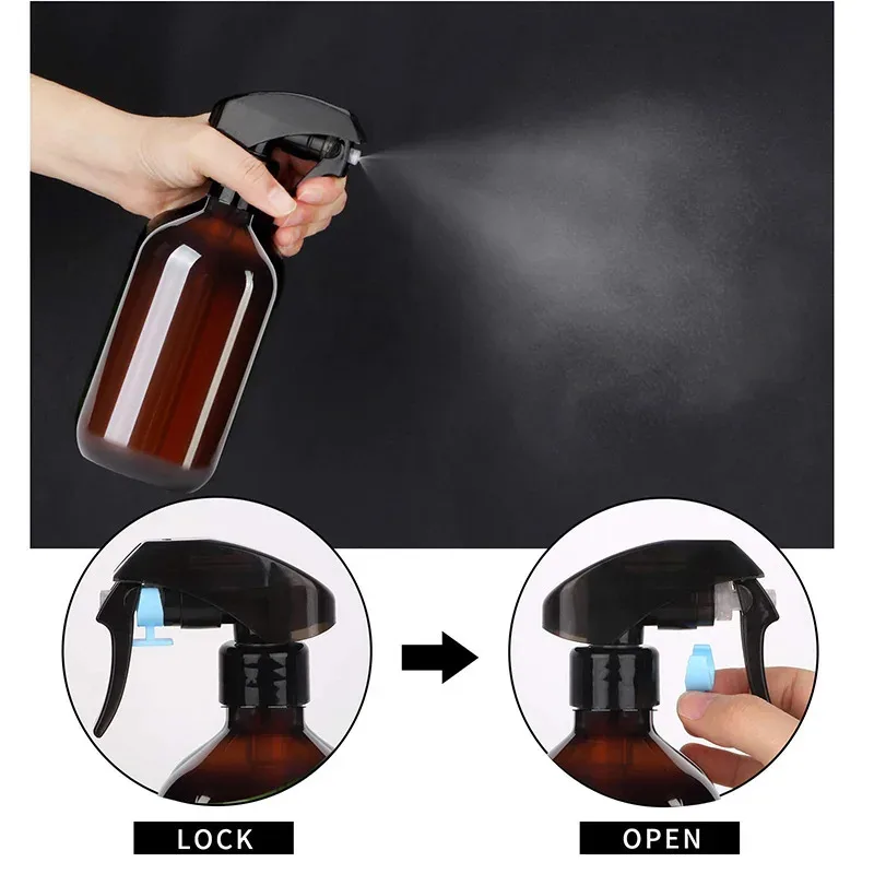 Spruzzatore con flacone spray in plastica ricaricabile da 500 ml/16,9 once