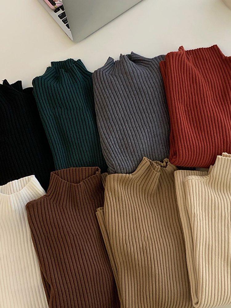 AOSSVIAO Женский Осенне-зимний Свитер С Длинными Рукавами, Водолазка, Вязаный Пуловер