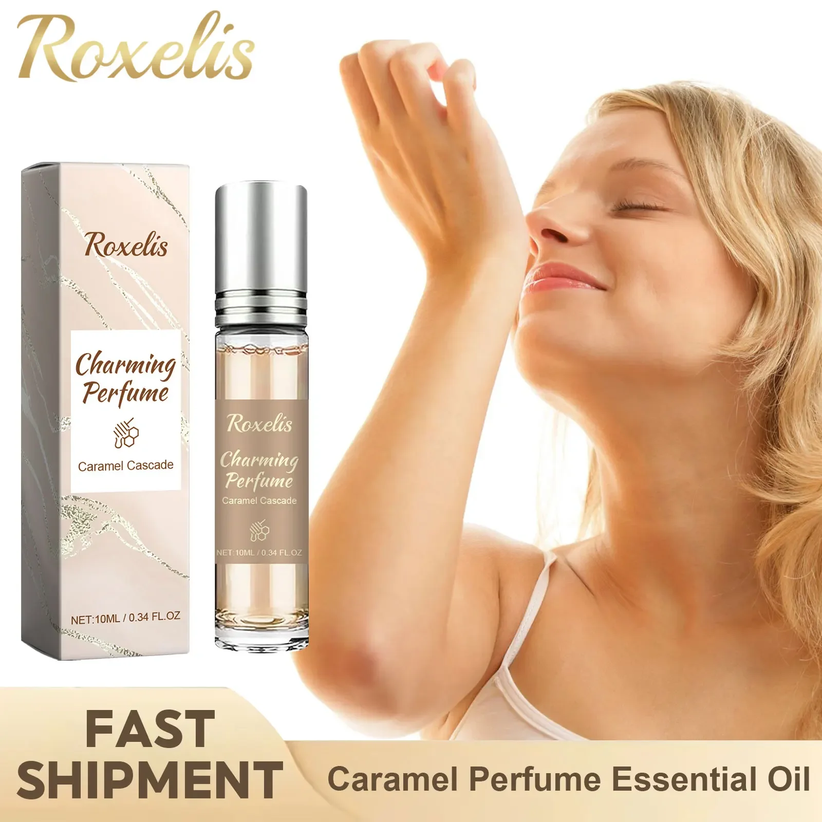 Perfume con infusión de miel, caramelo, aroma dulce duradero, aroma ligero, fresco, exuda, fragancia femenina elegante y encantadora