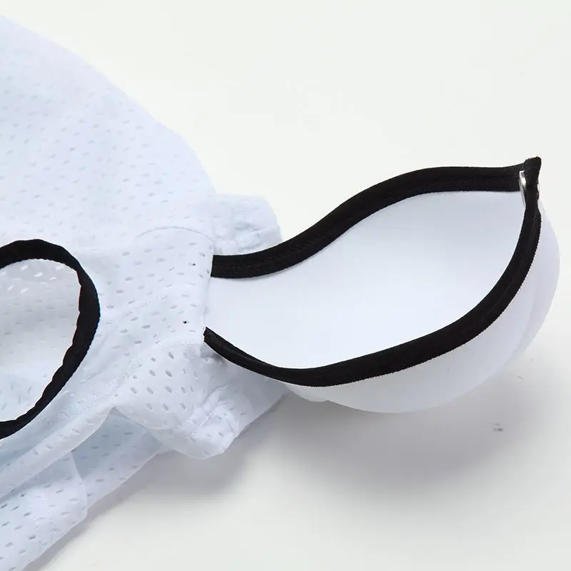 Open-hole Men's Underwear Ice Silk Boxer Underwear Summer Breathable Mesh Thin Hollowed-out Split Ultra-light Four Corners