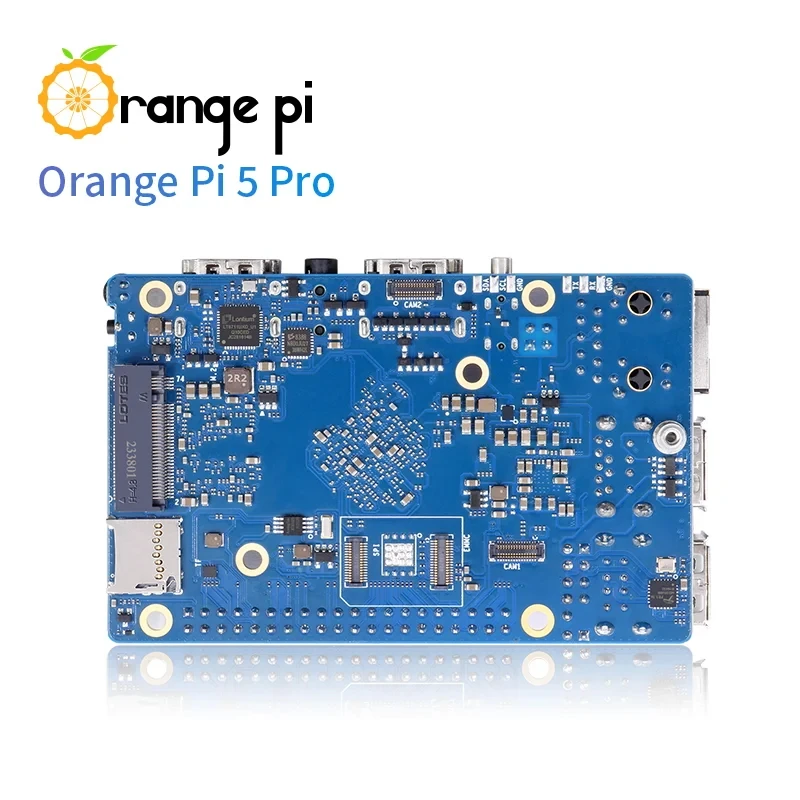 Orange Pi 5 Pro 16 ГБ ОЗУ Rockchip RK3588S 8-ядерный 64-битный Wi-Fi 5 + BT5.0 M.2 M-KEY Слот Gigabit Ethernet Мини-ПК Макетная плата