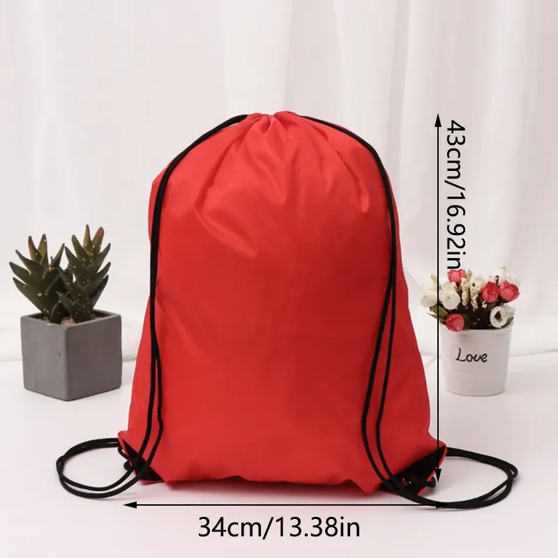1PC stilvoller und langlebiger Gym-Aufbewahrungsrucksack mit Nylon-Oxford-Taschentasche und Tragetasche mit doppelter Schulter-Organizer