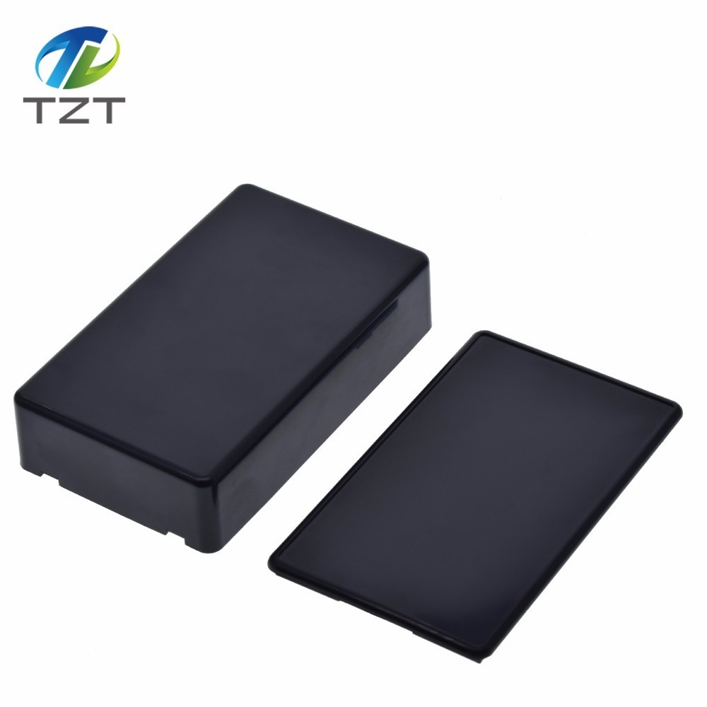 Tzt novo abs diy plástico caixa de projeto eletrônico gabinete instrumento 100x60x25mm ve834 p