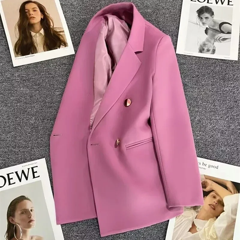 Wiosna Jesień Kobiety Marynarki Nowy Koreański Casual Solidny Garnitur Kobiety Kurtka Moda Biuro Marynarka Kobiece Płaszcze Odzież wierzchnia