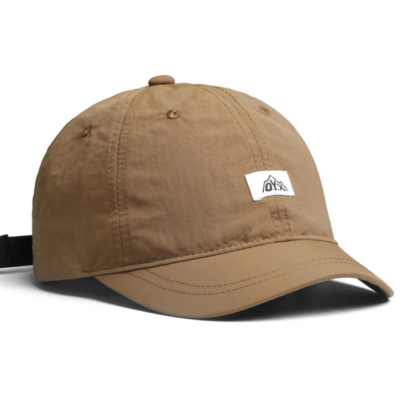 Gorra de béisbol retro unisex con ala corta, gorra con visera ajustable y de secado rápido, opción ideal para regalos