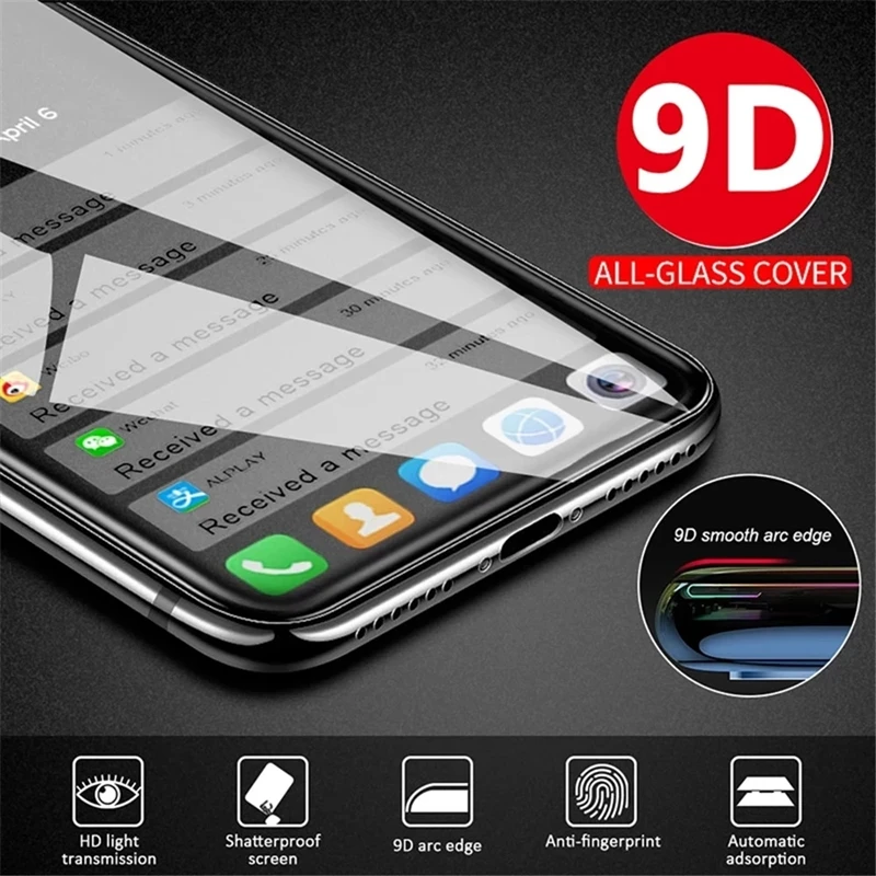 Vidrio Templado 9D para Samsung Galaxy A13 A53 A52 A32 A12 A50 A51 A52S A72 A54 A33 A71 A21S A73 A16 A56 M12 S10E Protector de pantalla