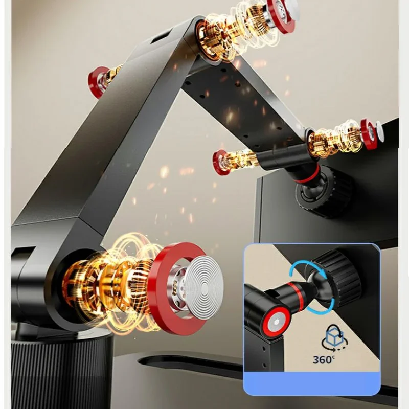 Universele monitorstandaard, bureauhouder voor 12-17,3 inch displays, VESA-montage, uitbreidbare basis, verticaal scherm opvouwbaar