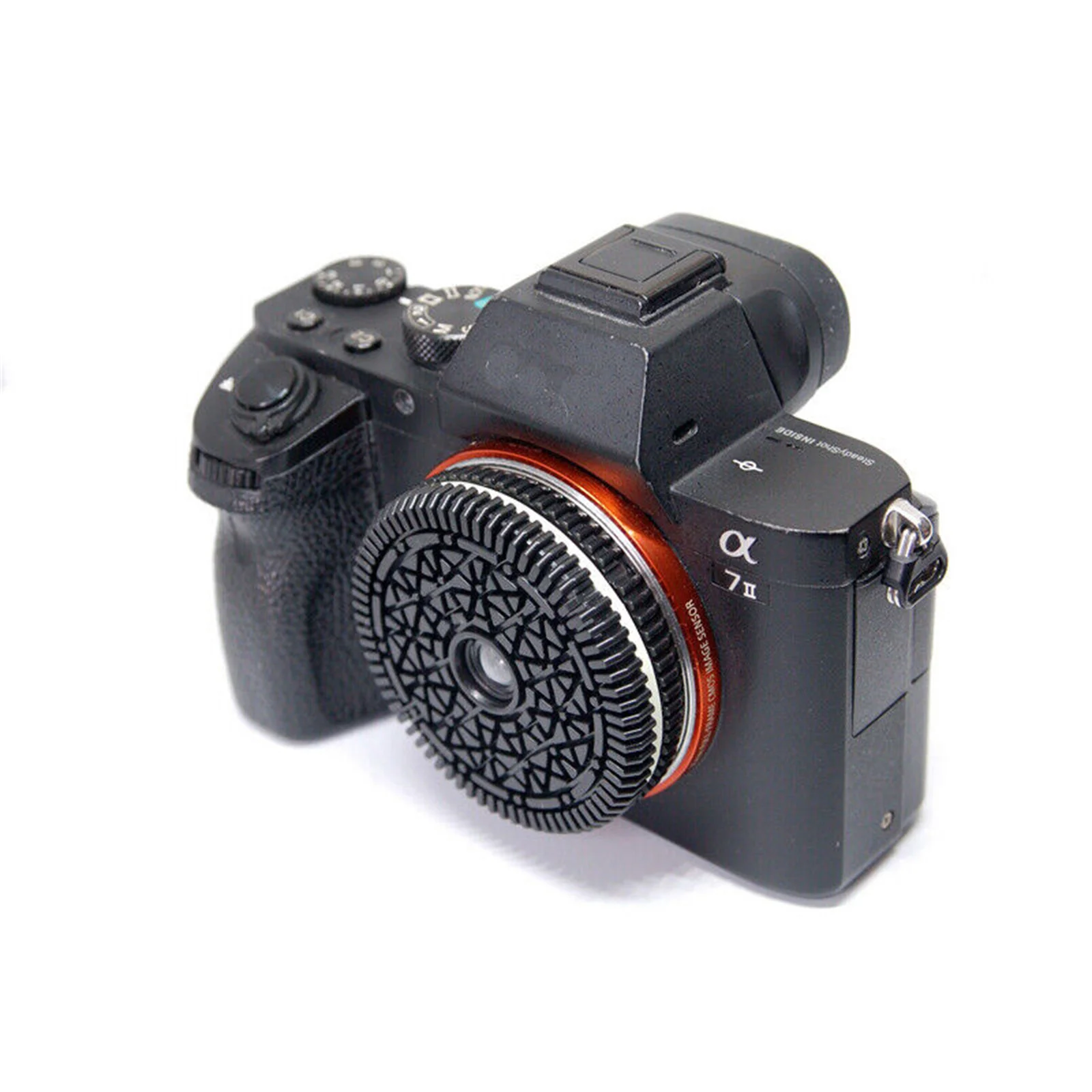 Nueva lente de galleta panqueque sin enfoque para Sony E Mount lente de cámara sin espejo carcasa de ABS + lente de resina accesorios de leva sensación filmosa