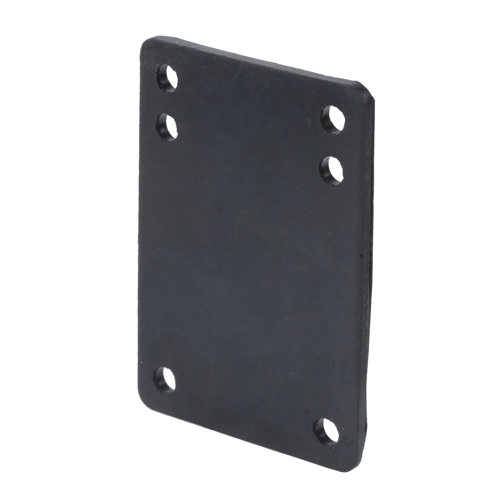 4 ชิ้นยาง Longboard Riser Pads สเก็ตบอร์ด Shock Pads สําหรับรถบรรทุกฮาร์ดแวร์ติดตั้งผู้ใหญ่เด็กกีฬากลางแจ้งเครื่องมือ 76x55 มิลลิเมตรสีดํา