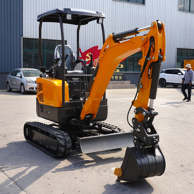 Nueva miniescavadora CE personalizada, miniexcavadora hidráulica sobre orugas de 1,2 toneladas, precio eficiente, envío gratis