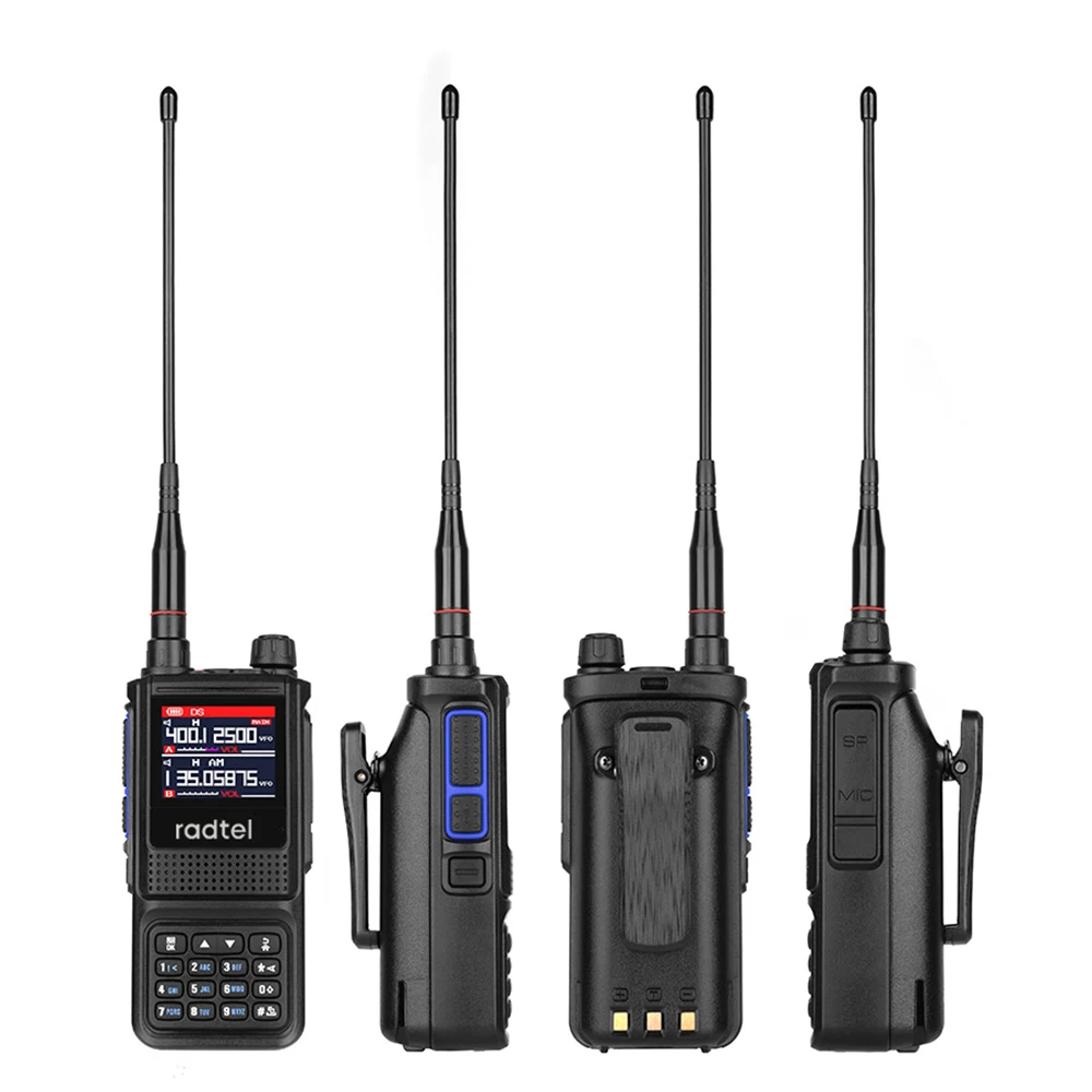 Radtel RT-470L 5W 6 Bands Amateur Ham Two Way Radio Station 256CH Air Band Walkie Talkie NOAA LCD Farbe polizei Scanner Luftfahrt