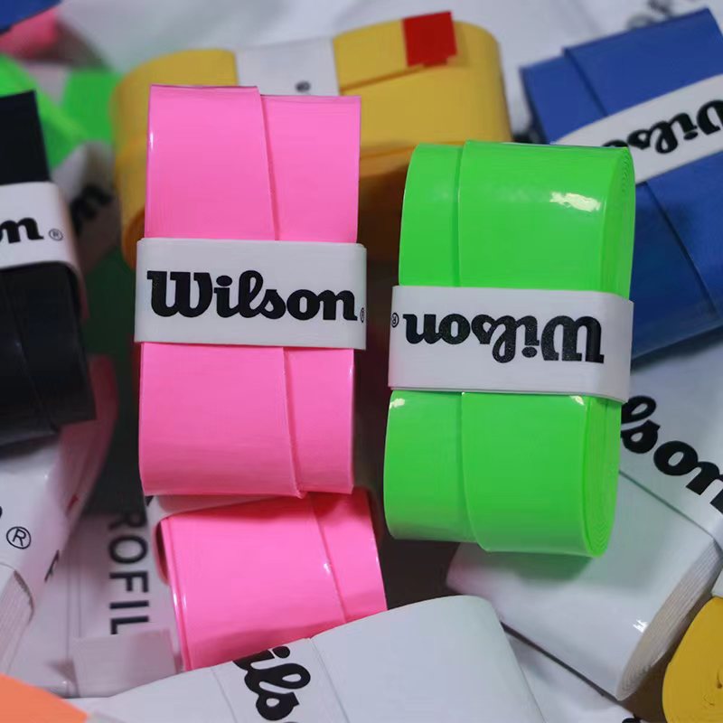24/12 個ウィルソンハンドグルーノンスリップベルトテニスラケットグリップテープ滑り止めバンド釣り竿スウェットバンド Pu ハンドル