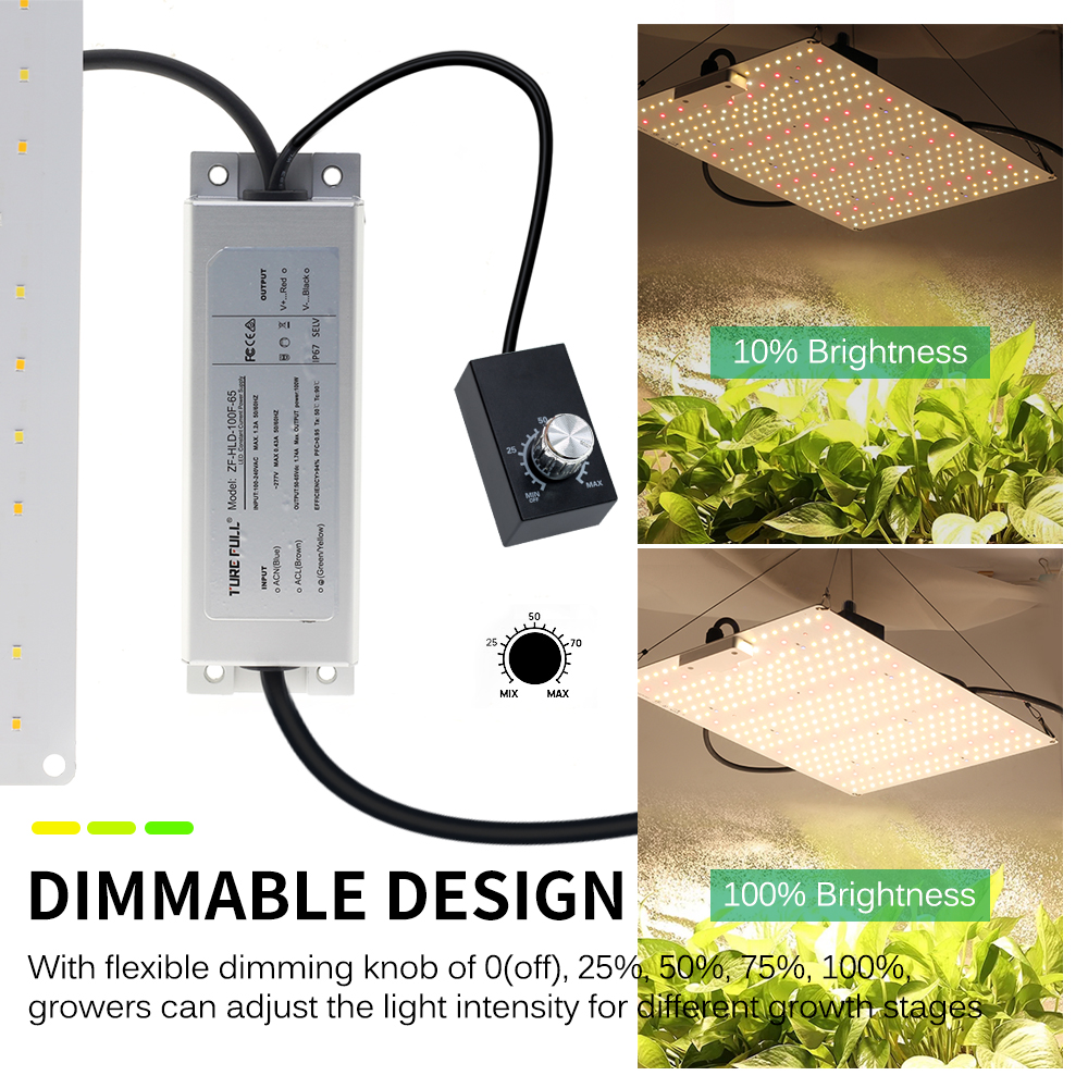 Led cresce a luz espectro completo 100w 150 200 lm281b phyto lâmpada alto brilho luz crescente interior para todas as plantas de palco