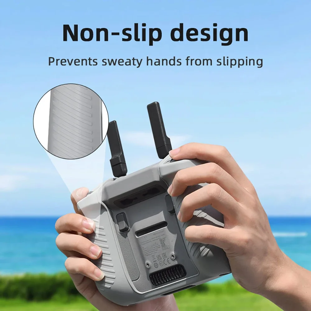 BRDRC Funda de silicona para DJI FLIP/NEO/Mini 4 Pro/Air 3S Drone RC 2 funda protectora a prueba de arañazos accesorio de Control remoto