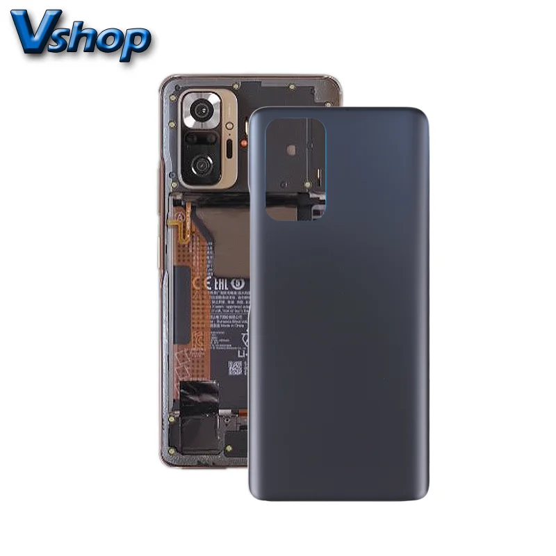 For Xiaomi Redmi Note 10 Pro Redmi Note 10 Pro Max Redmi Note 10 Pro India Glass Battery Back Cover Replacement Part