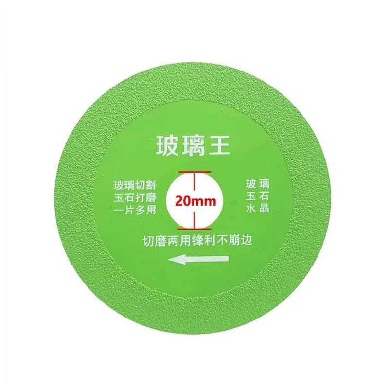 Lama da taglio per brasatura verde ultra sottile con diamante Lama da taglio per ceramica, giada, piastrelle in vetro, bottiglia di vino, molatura, lama per sega