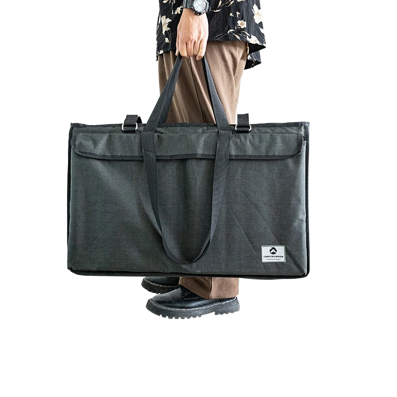 CAMPINGMOON-Bolsa de almacenamiento de red plegable portátil, mantel de escritorio multifuncional, al aire libre para acampar, Picnic, barbacoa