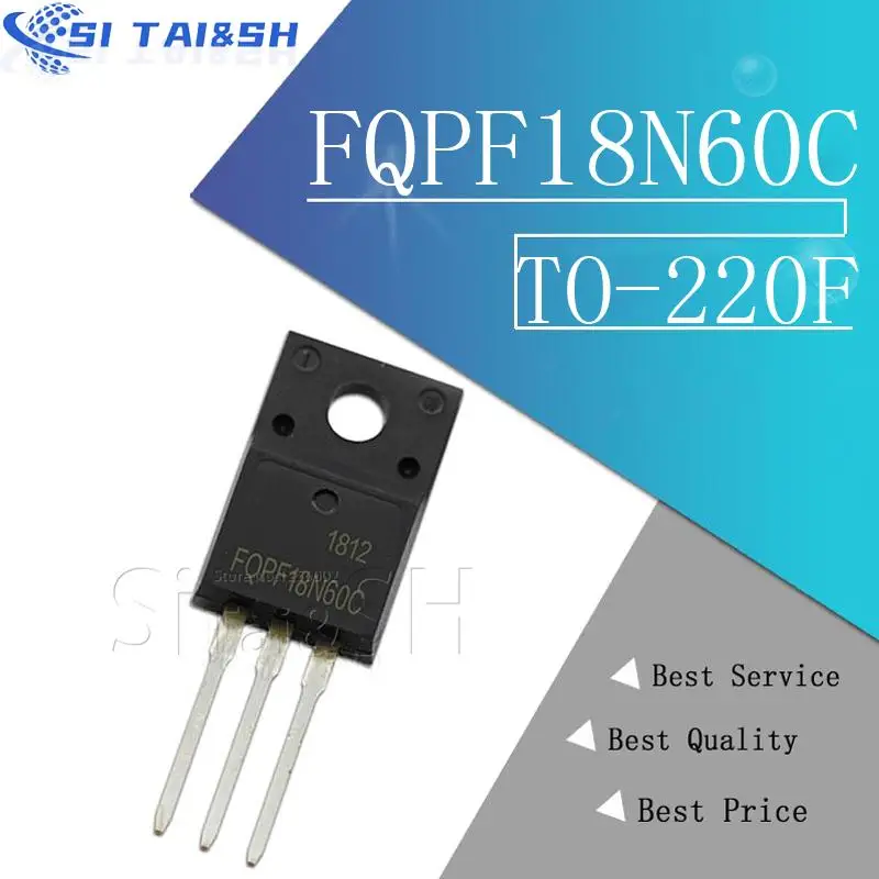 5 unids/lote FQPF18N60C FQPF18N60 18N60 F nuevo original sistema de datos de entrega inmediata