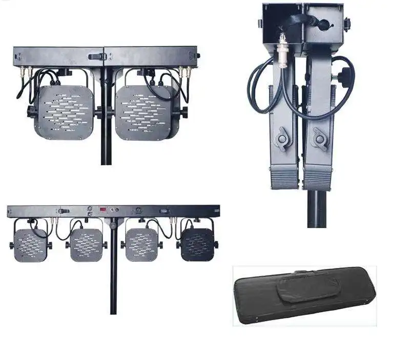 Оборудование для дискотеки Dj 7x3w RGBW 4 в 1, светодиодное сценическое освещение Par Bar